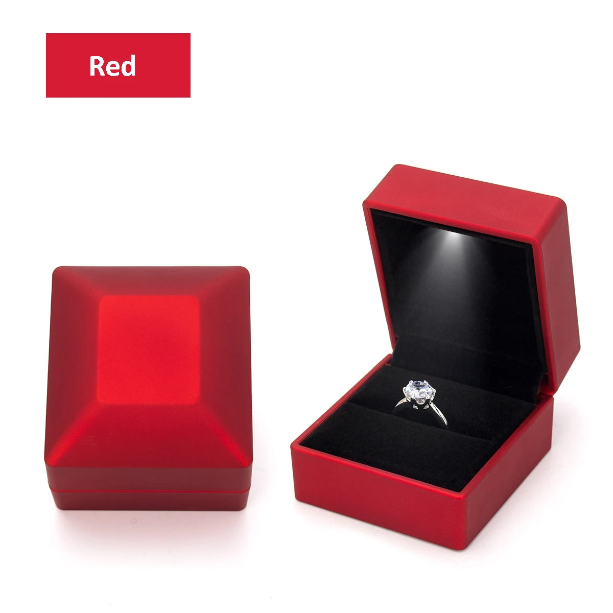 Ringbox mit LED-Beleuchtung