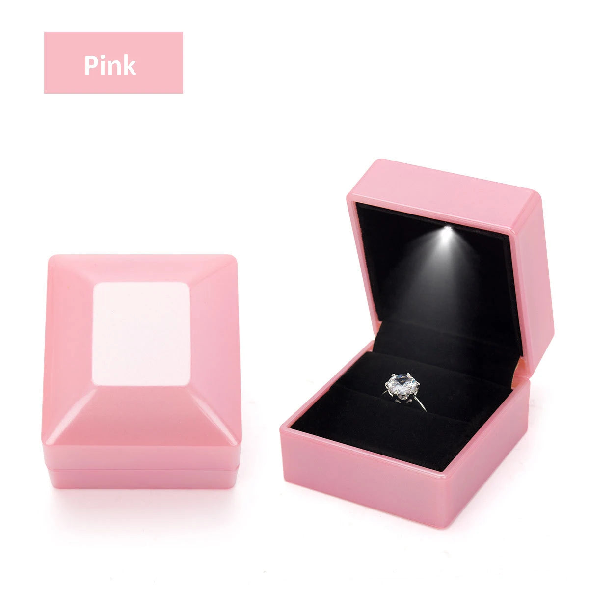 Ringbox mit LED-Beleuchtung
