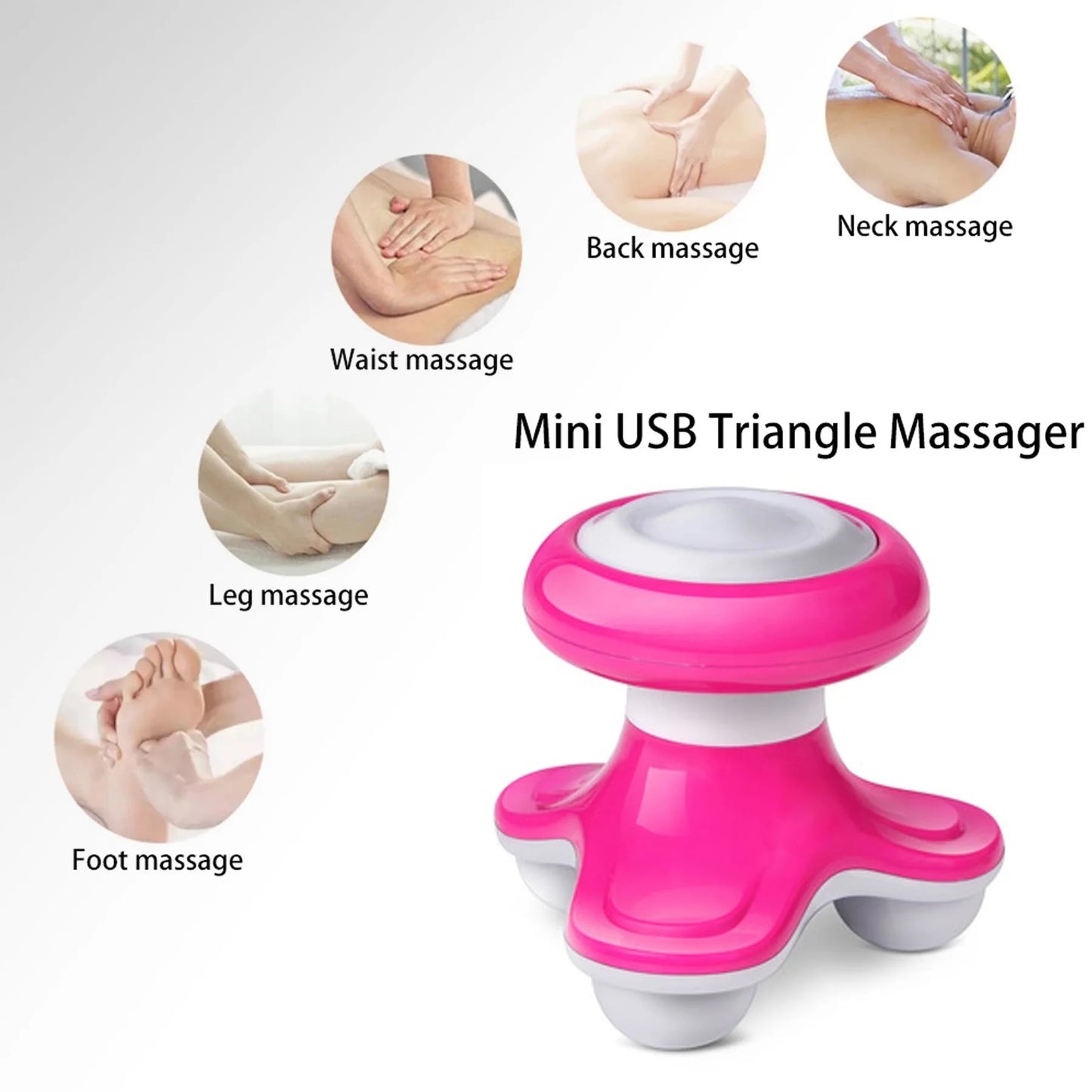Mini-Nackenmassagegerät mit Nacken- und Rückenfunktion