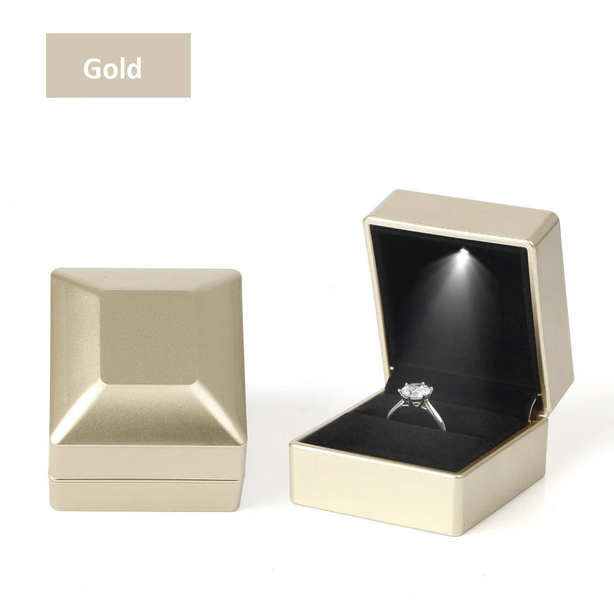 Ringbox mit LED-Beleuchtung